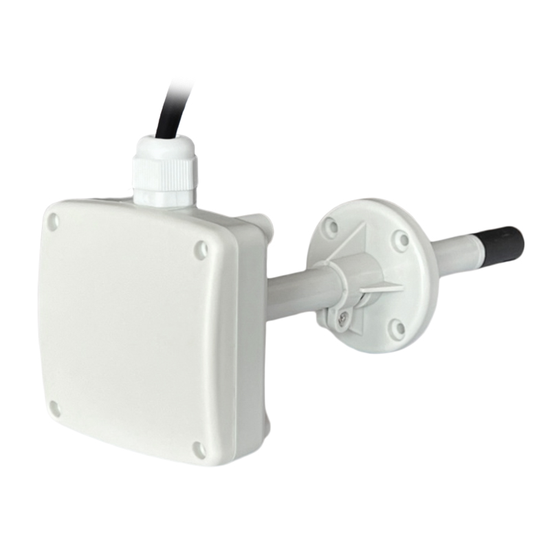 熱式管道風速傳感器高精度工業微風量變送器RS485風管風力檢測儀